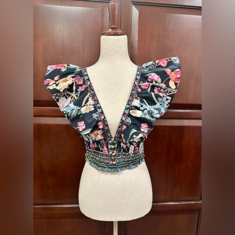 Camilla
Frill Cropped Top